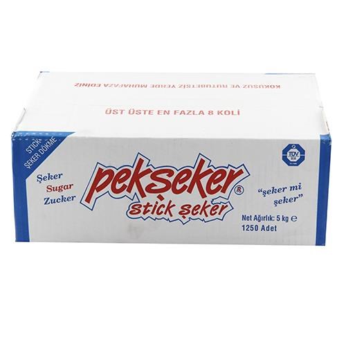 Şekerler ve Tatlandırıcılar Pekşeker Stick Şeker 1250'li Paket 5000 gr Satın Al