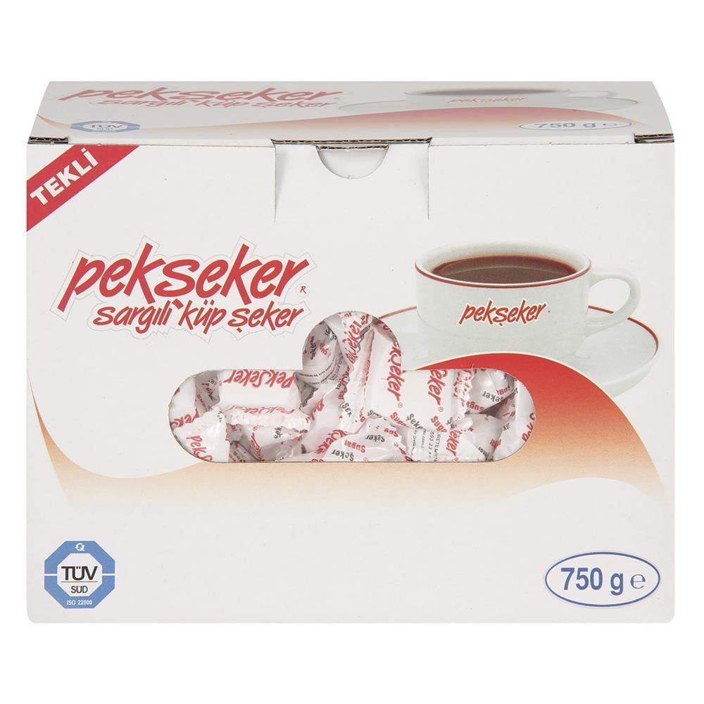 Şekerler ve Tatlandırıcılar Pekşeker Tek Sargılı Purlize Küp Şeker 750 Gr Satın Al
