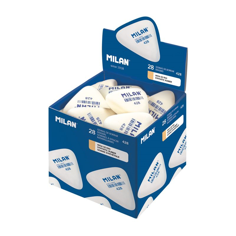 Silgiler MILAN PMM428 YUMUŞAK SENTETİK ÜÇGEN SİLGİ - BEYAZ - 28ADET Satın Al