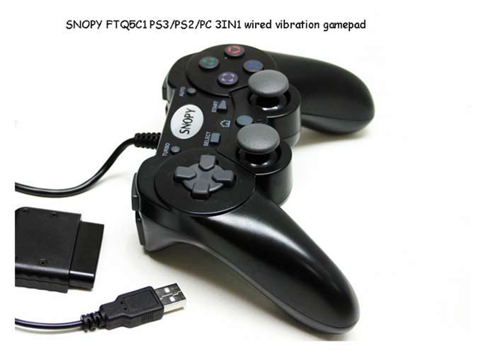 Snopy FTQ5C1 PC-Ps2-Ps3 3 in 1 Joypad