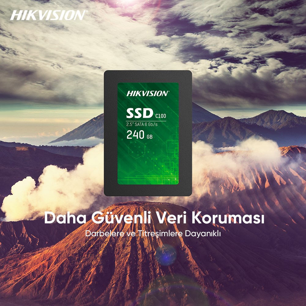 SSD Solid State Drive Hikvision 240Gb Ssd Disk Sata 3 Hs-Ssd-C100-240G 550Mb-450Mb Harddisk Satın Al