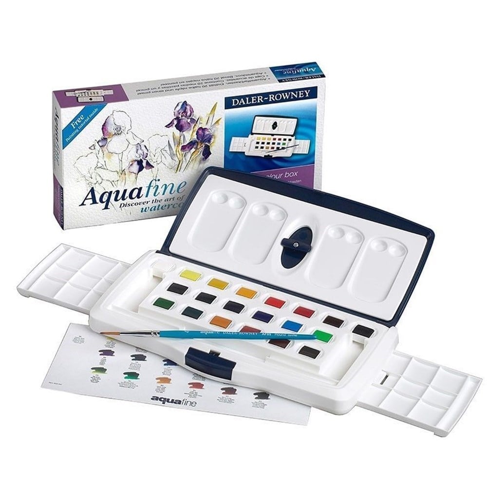 Sulu Boyalar Daler Rowney Aquafine Sulu Boya Seti 20'li Paket Satın Al