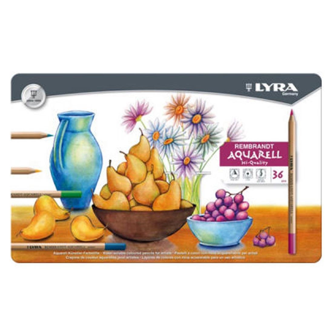 Sulu Boyalar Lyra Rembrandt Acquarell Sulu Boya Kalem Seti 36'lı Metal Kutu Satın Al