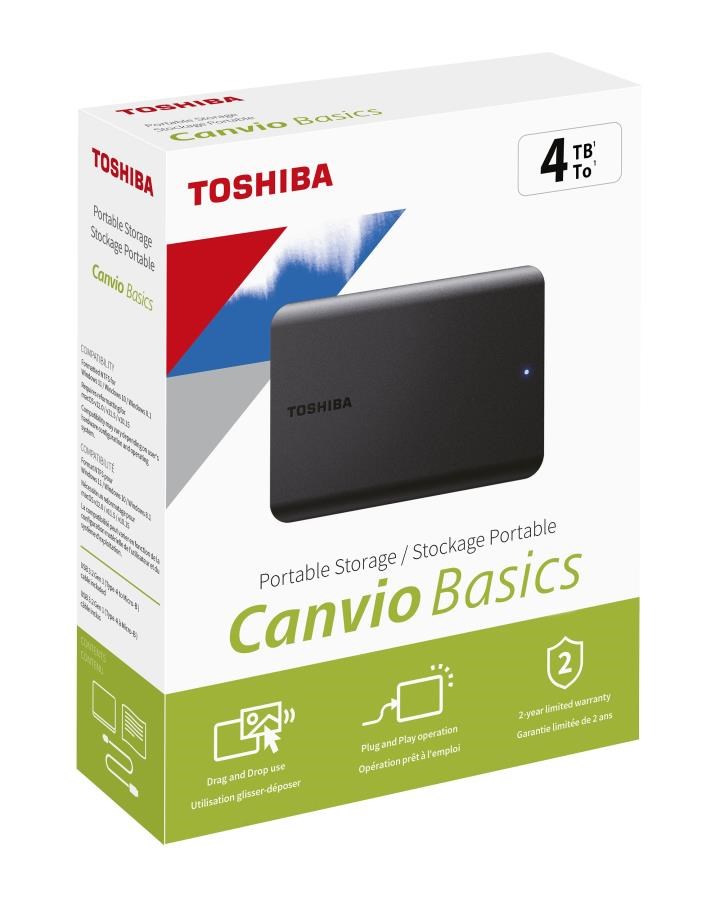 Taşınabilir Disk Toshiba 4TB Canvio Basic 2.5