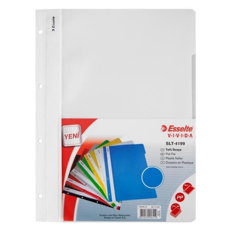Telli Dosyalar Esselte 4199 Telli Dosya Beyaz 50'li Paket Satın Al