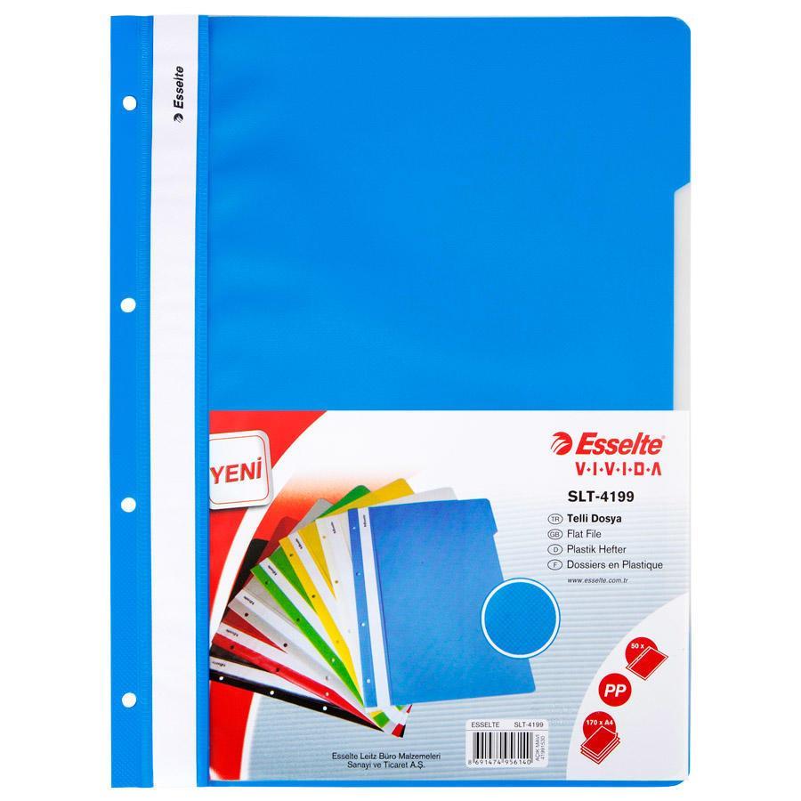 Telli Dosyalar Esselte 4199 Telli Dosya Mavi 50'li Paket Satın Al