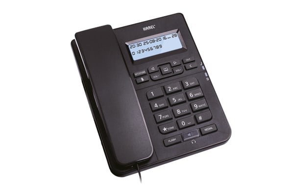 Telsiz Telefonlar Karel TM145 Siyah Kulaklıklı Ekranlı Masa Üstü Telefon Satın Al