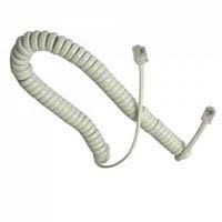 Telsiz ve Masaüstü Telefonlar Spiral Karel Gri Pluglu Ahize Kordonu 30 cm Satın Al