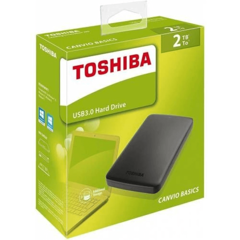 Toshiba Canvio Basic 2Tb 2.5" Usb 3.0 Taşınabilir Disk (Hdtb320Ek3Ca)