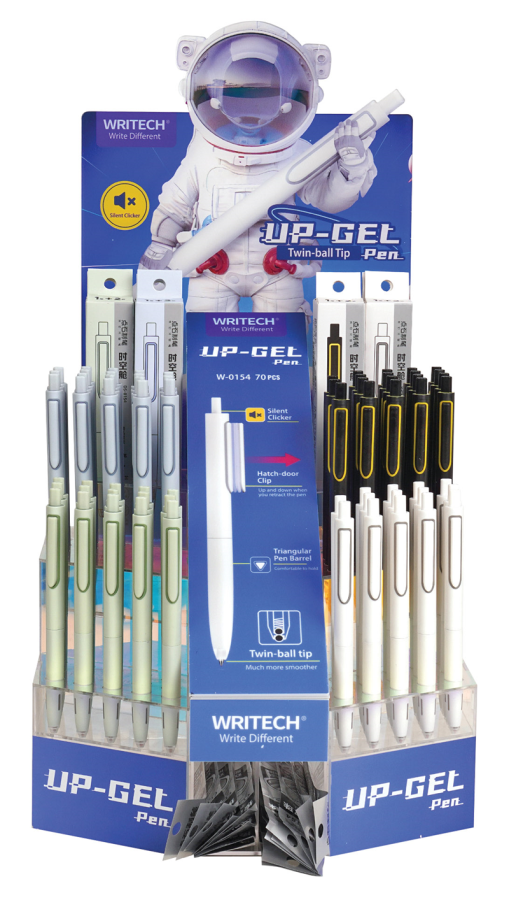 Tükenmez Kalemler WRITECH W-0154 UP 0,5MM MAVİ JEL KALEM - 70'Lİ STAND Satın Al