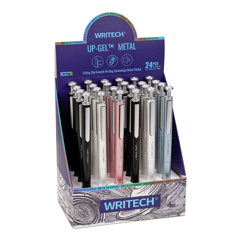 Tükenmez Kalemler WRITECH W-0156 METAL UP 0,7MM MAVİ JEL KALEM - 24'LÜ SET Satın Al