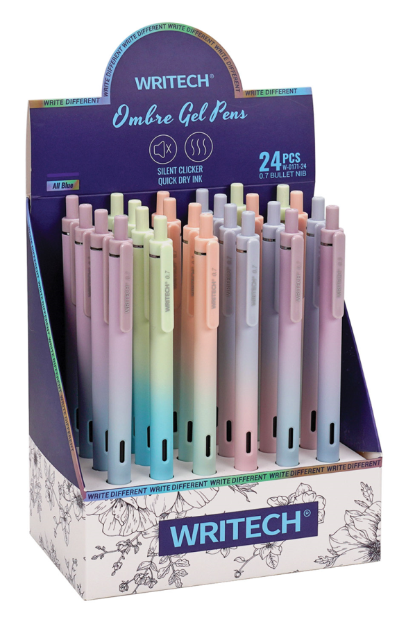 Tükenmez Kalemler WRITECH W-0171 AURORA 0,5MM MAVİ JEL KALEM - 24'LÜ SET Satın Al