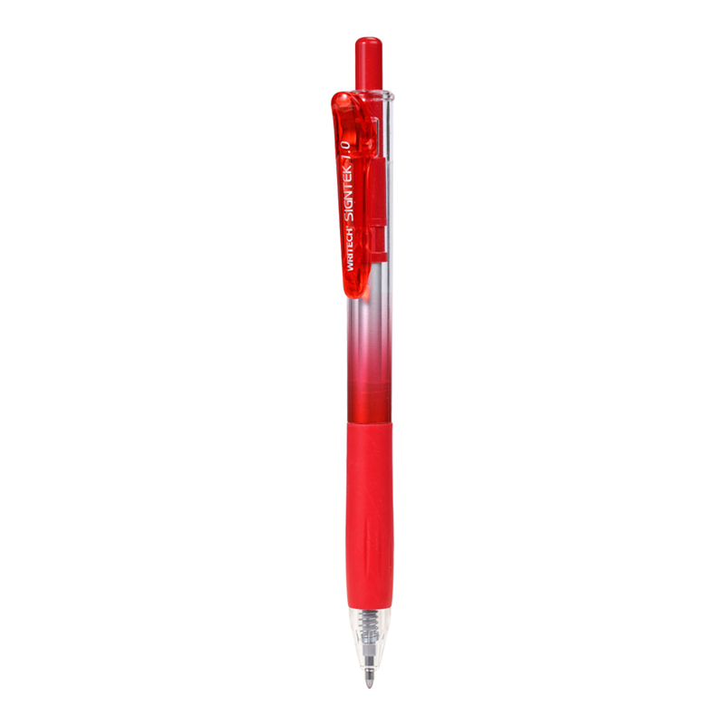 Tükenmez Kalemler WRITECH W-099S SIGNTEK İMZA KALEMİ 1,0MM KIRMIZI JEL KALEMİ - 12'Lİ KUTU Satın Al