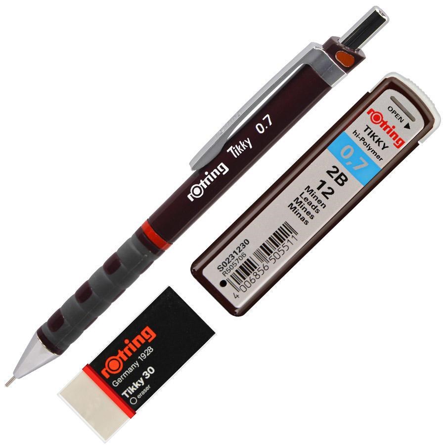 Versatil Uçlu Kalemler Rotring Versatil Uçlu Kalem Okul Seti 0.7 mm Bordo Satın Al
