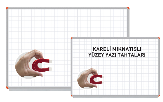 Yazı Tahtaları Panda Mıknatıslı Yüzey Kareli Yazı Tahtası  PAN 592  Beyaz 120x140 Satın Al