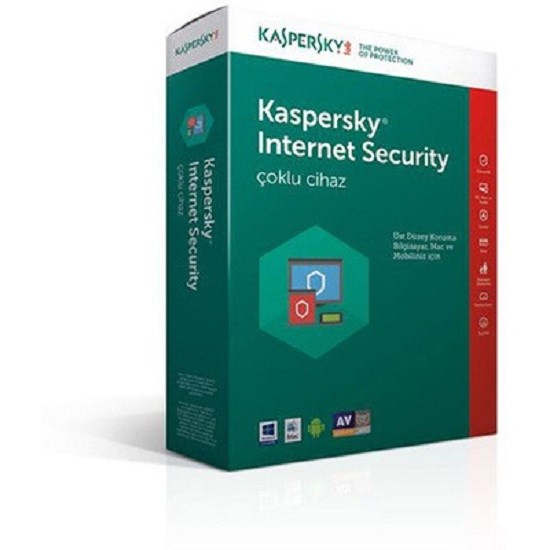 Yazılım ve Antivirüs Programları Kaspersky Internet Security 2 Kullanıcı 1 Yıl Satın Al