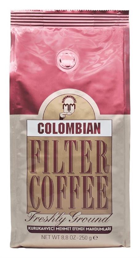 Filtre Kahveler Kurukahveci Mehmet Efendi Colombian Filtre Kahve 250 gr Satın Al