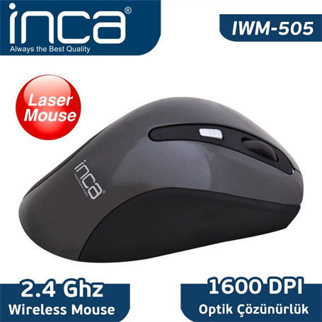 IWM-505  2.4GHz 1600dpi Nano LASER Kablosuz Mouse