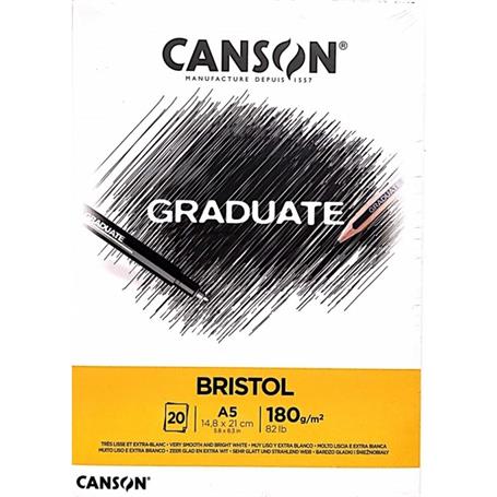 Sanatsal Resim Defterleri Canson Graduate Bristol Blok 20 Sayfa A5 180gr Satın Al