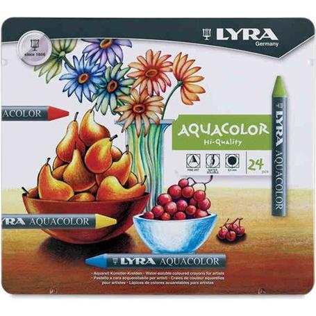 Sanatsal Resim Defterleri Lyra Aquacolor Sulandırılabilir Pastel Boya 24'lü Metal Kutu Satın Al