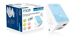 INCA  IAP-752DB WİRELESS 300 MBPS 5 GHZ DUALBAND MİNİ ROUTER /REPEATER