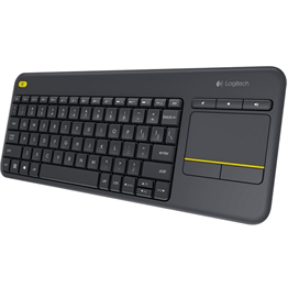 Logitech K400+ Kablosuz Touch Klavye Siyah
