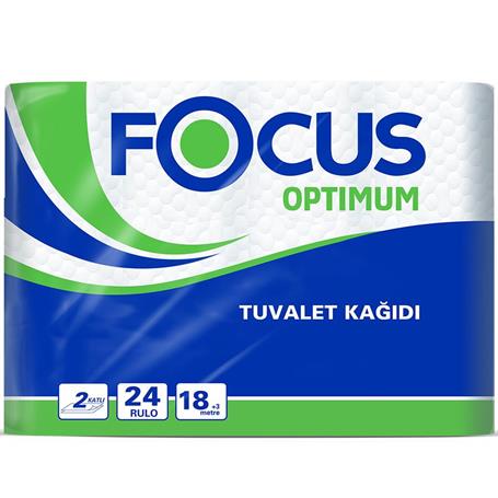 Tuvalet Kağıtları Focus Optimum Tuvalet Kağıdı 24'lü Paket Satın Al