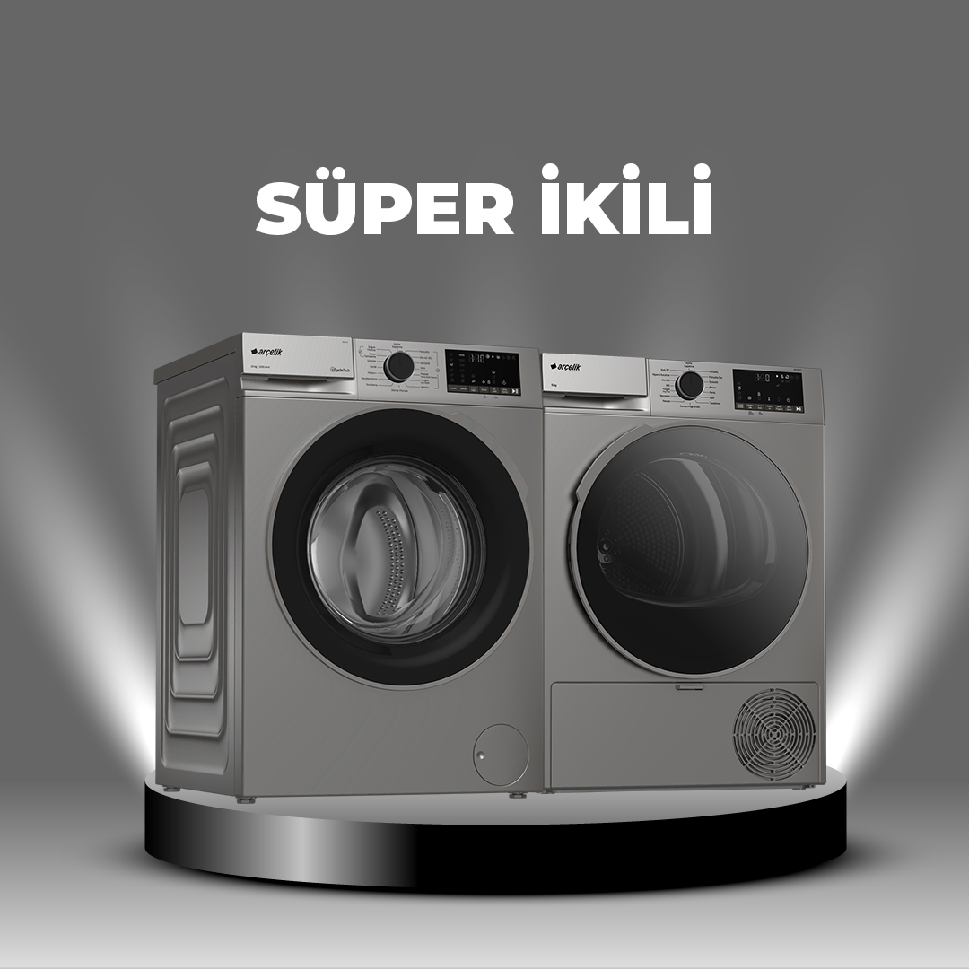 Arçelik Çamaşır & Kurutma Fırsat Set 5 (10121 S - 1001 KMX S)