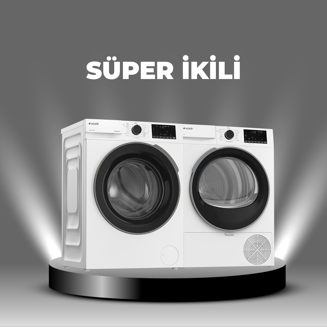 Arçelik Çamaşır & Kurutma Makinesi Paketi 20 (10121 - 1002 KMX)