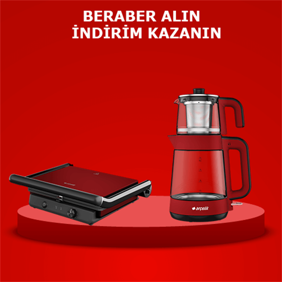 Arçelik Resital 2'li Set 3 (TM 6046 CK - CM 6964 K)