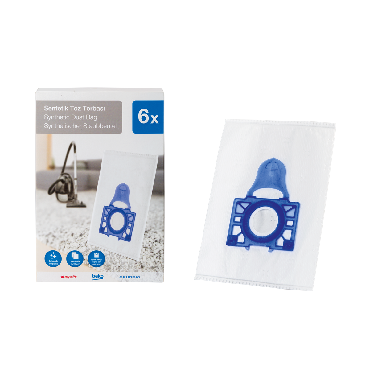 Arçelik S 6255 6'lıToz Torbası