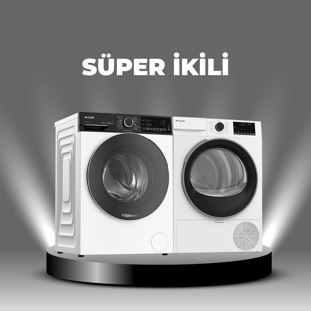 Arçelik Çamaşır & Kurutma Fırsat Set 3 (10140 PMF - 1002 KMX)