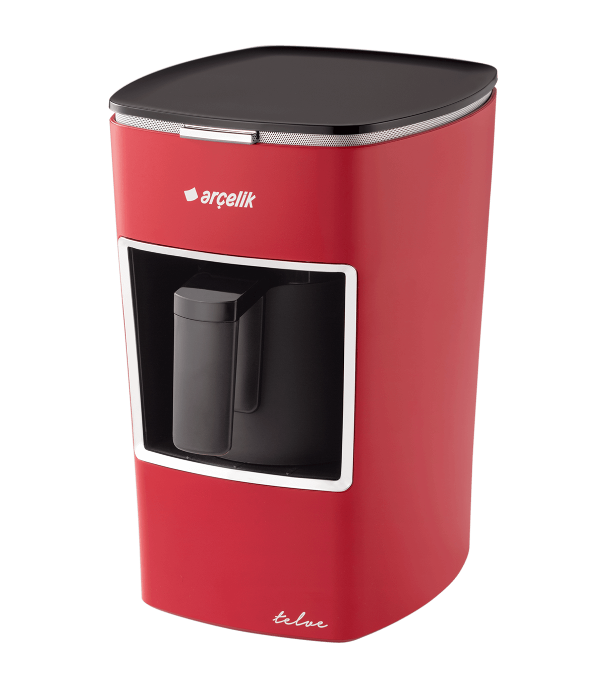 Arçelik K 3300 Kırmızı Mini Telve Türk Kahve Makinesi