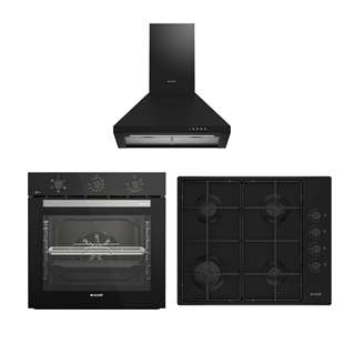 Arçelik Siyah Ankastre Set 2 (AFC 231 S - OMD D 611 ES - P 27 YS)