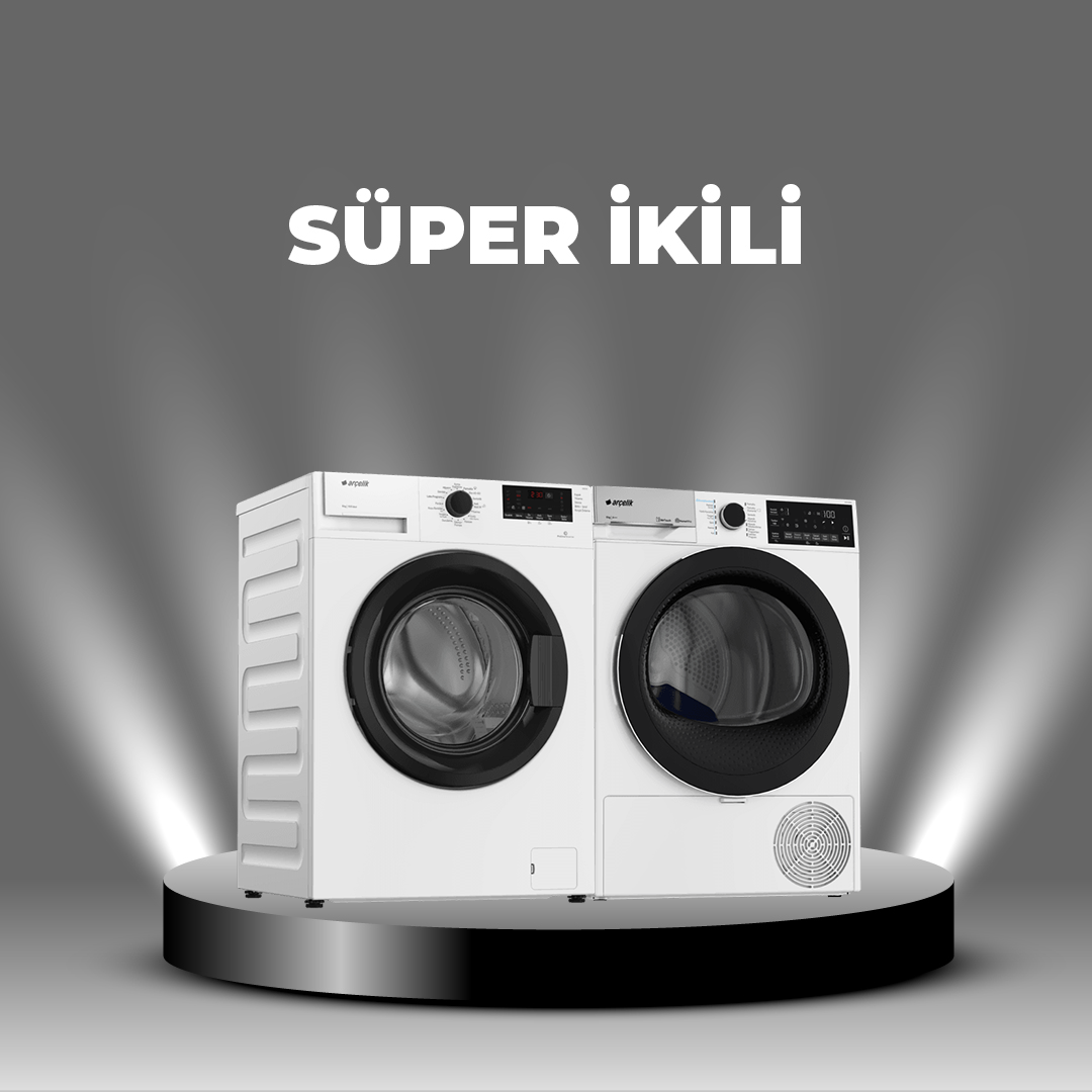 Arçelik Çamaşır & Kurutma Makinesi Paketi 18 (8102 M - 830 KMW)