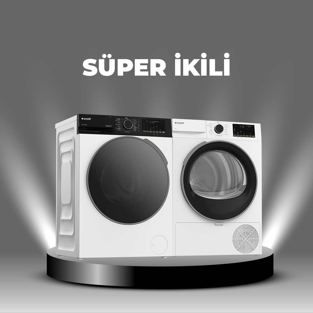 Arçelik Çamaşır & Kurutma Fırsat Set 6 (11140 MX - 1002 KMX)