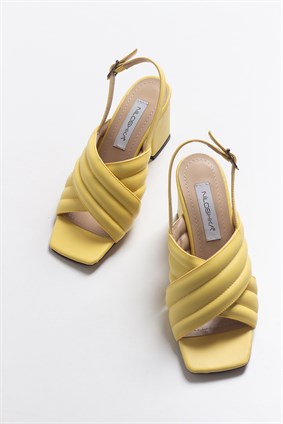 BONITA Yellow Sandals