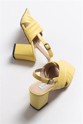 BONITA Yellow Sandals