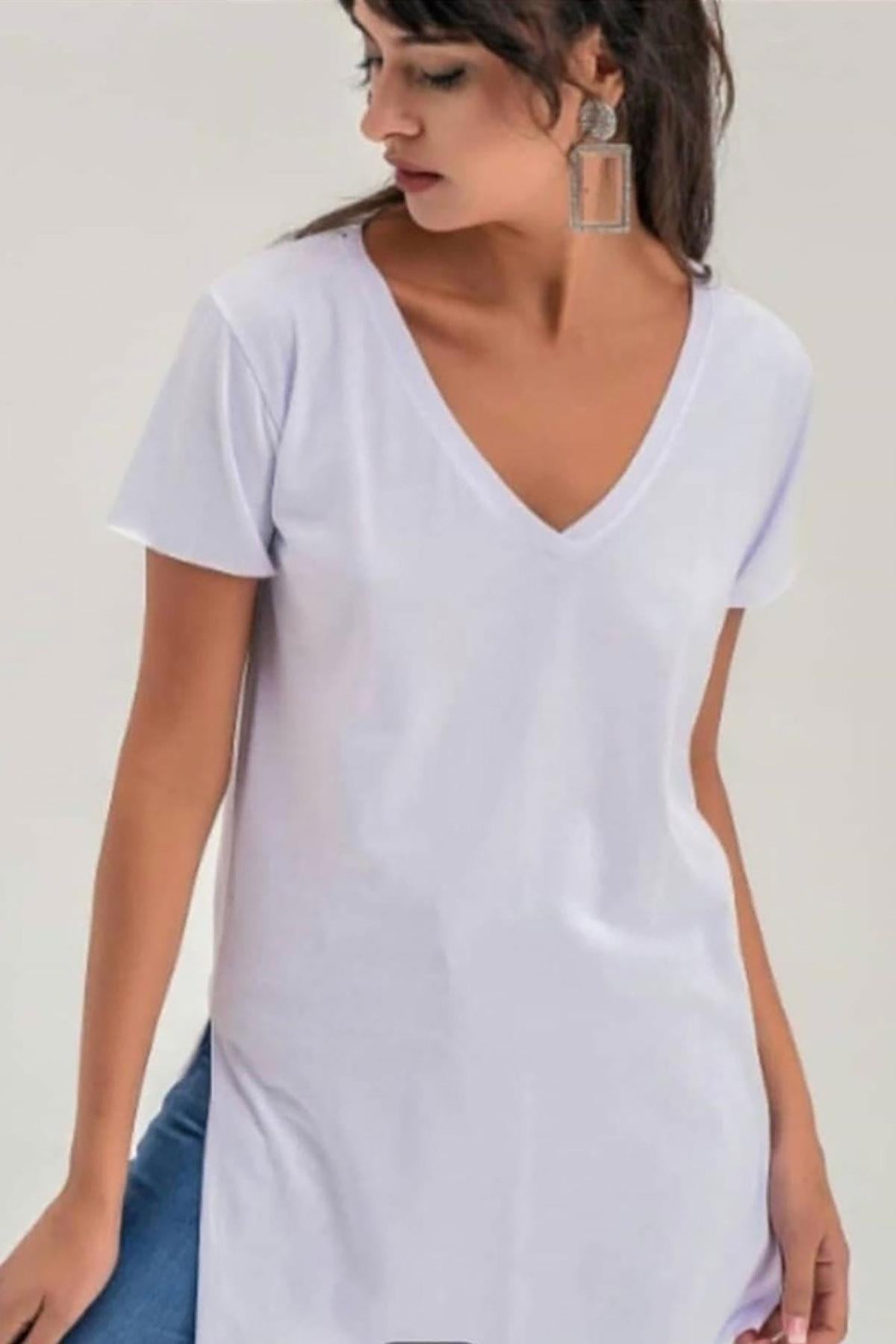 Beyaz Yırtmaçlı Basic