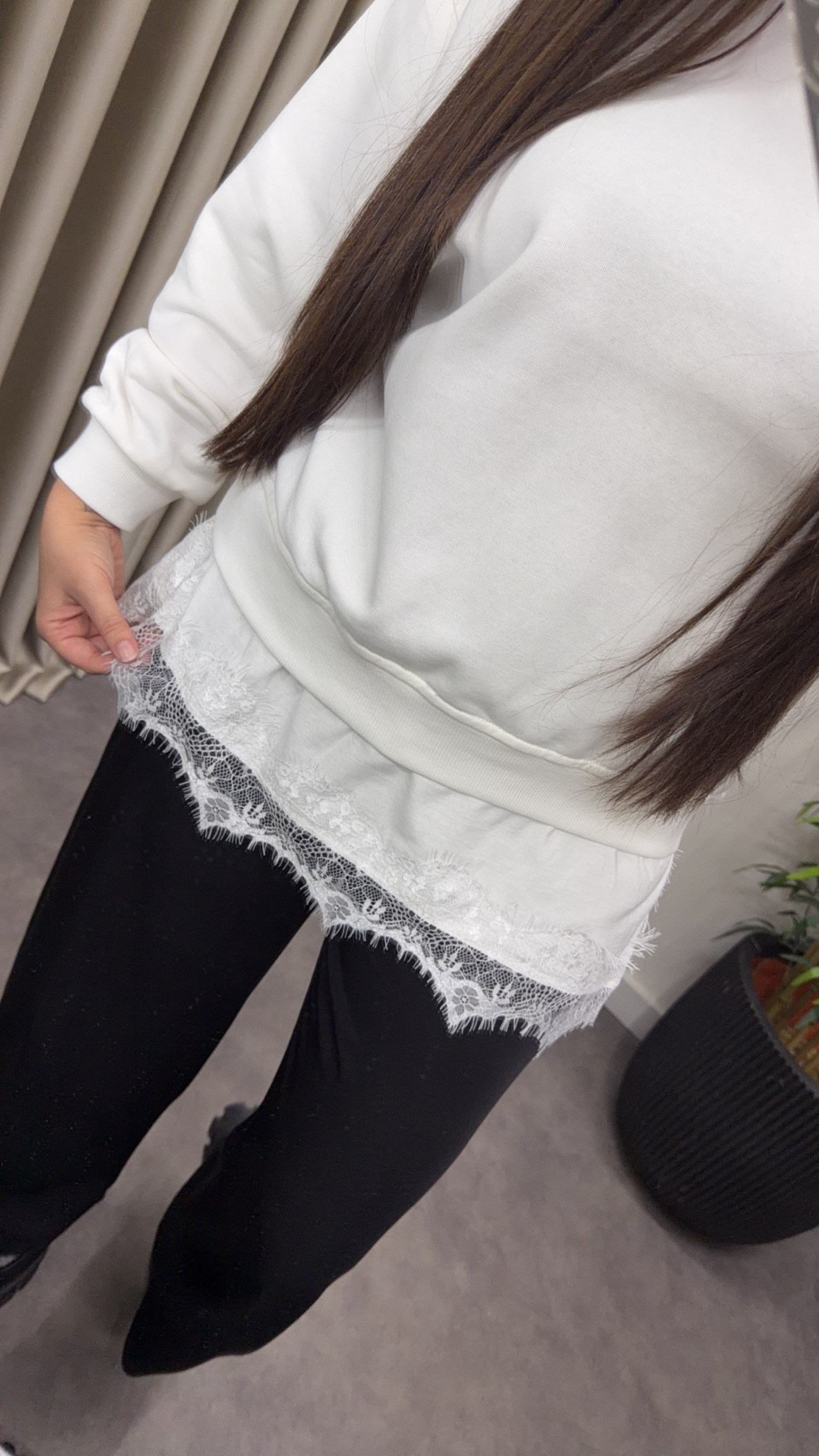 Dantel Detay SweatShirt