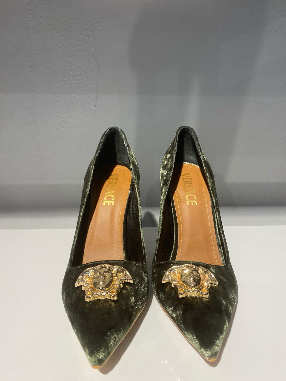 İthal Kadife stiletto