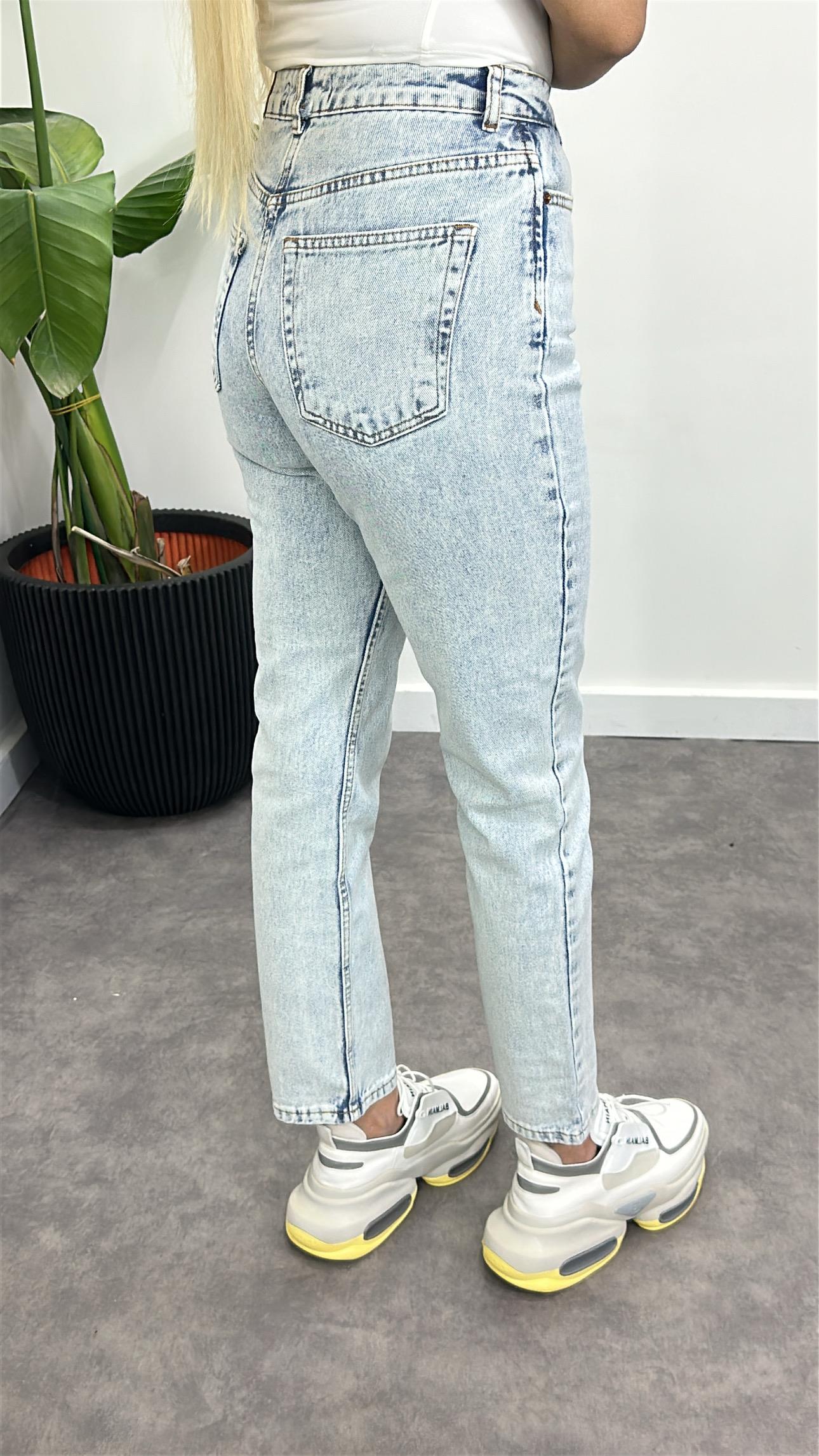 Kar Yıkama Straıght Jean