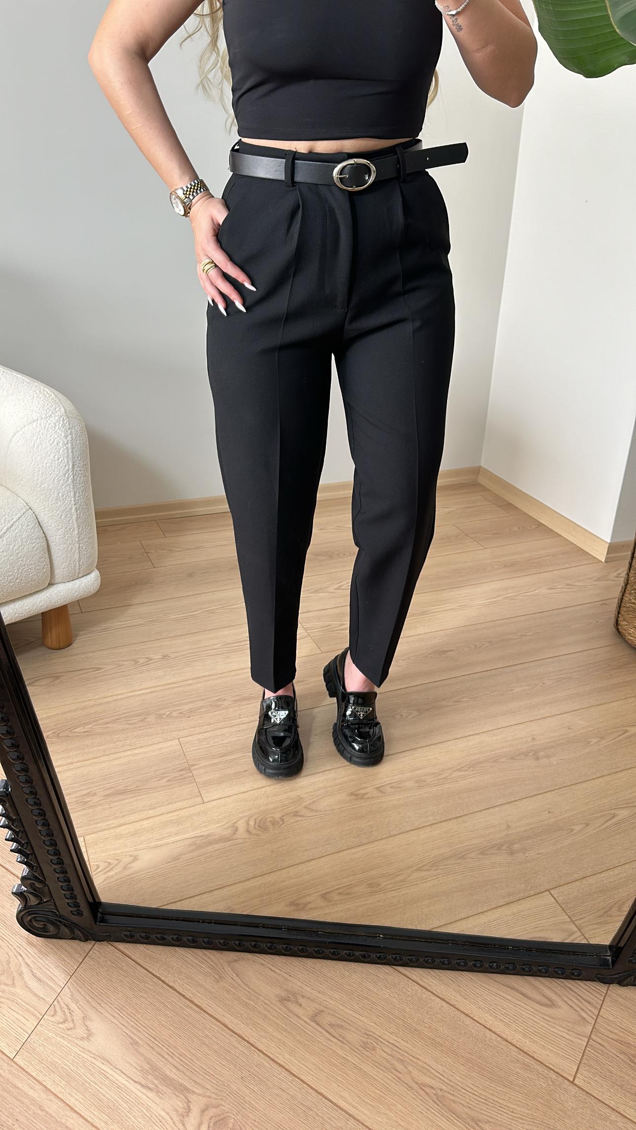 Kemerli Havuç Pantolon