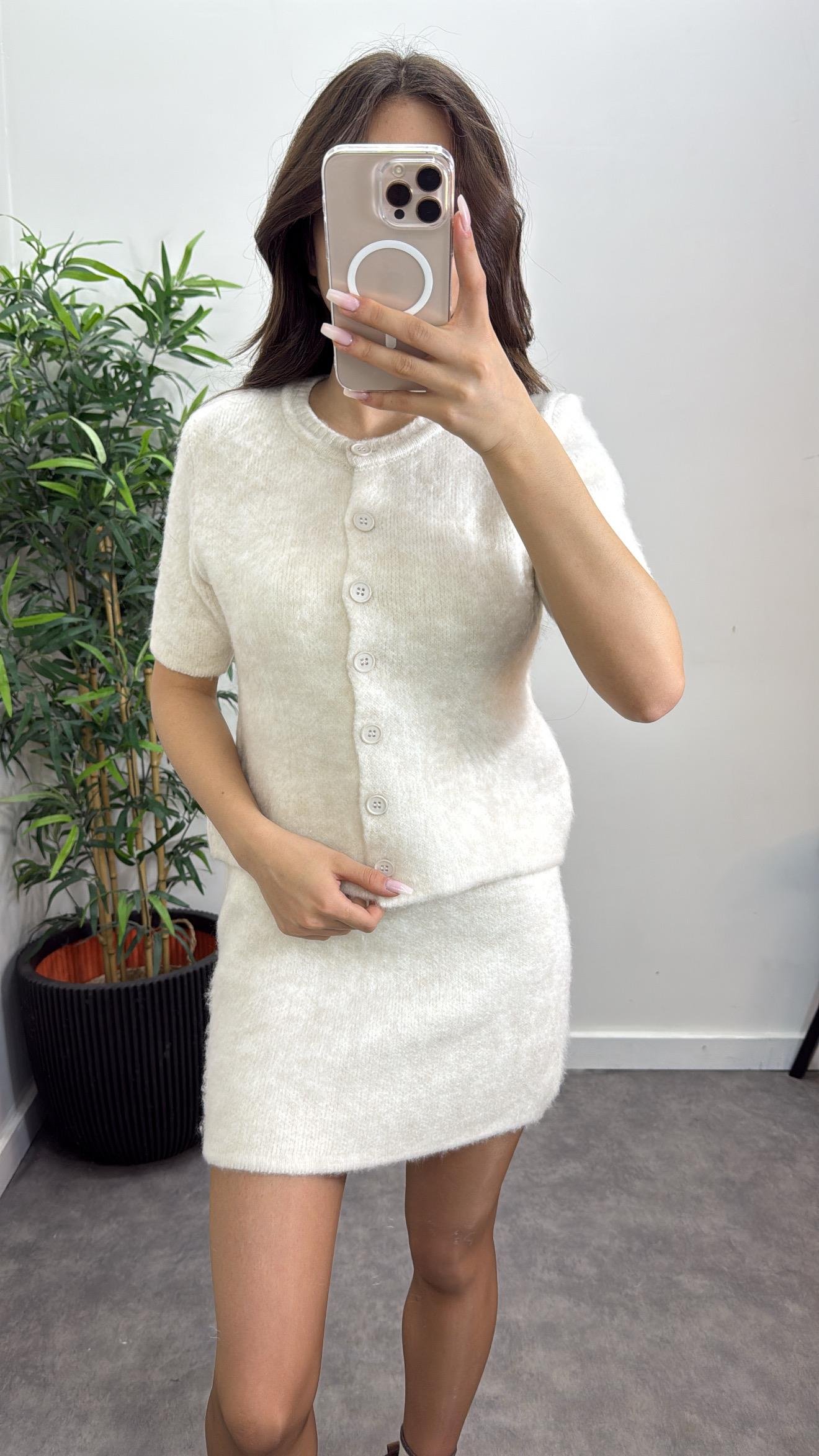 Kısa Kollu Hırka Takım