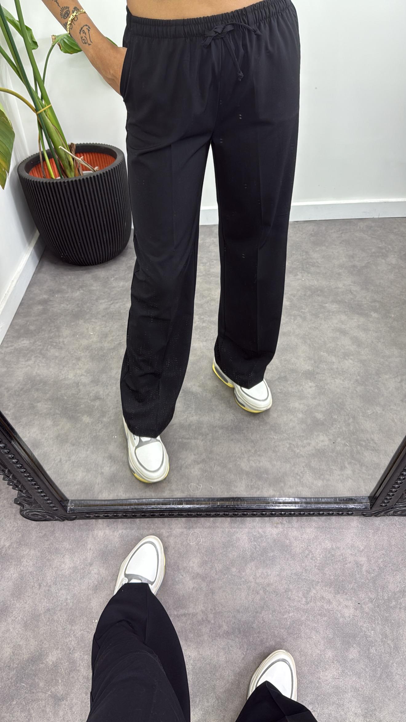 Lastikli Bağcıklı Pantolon