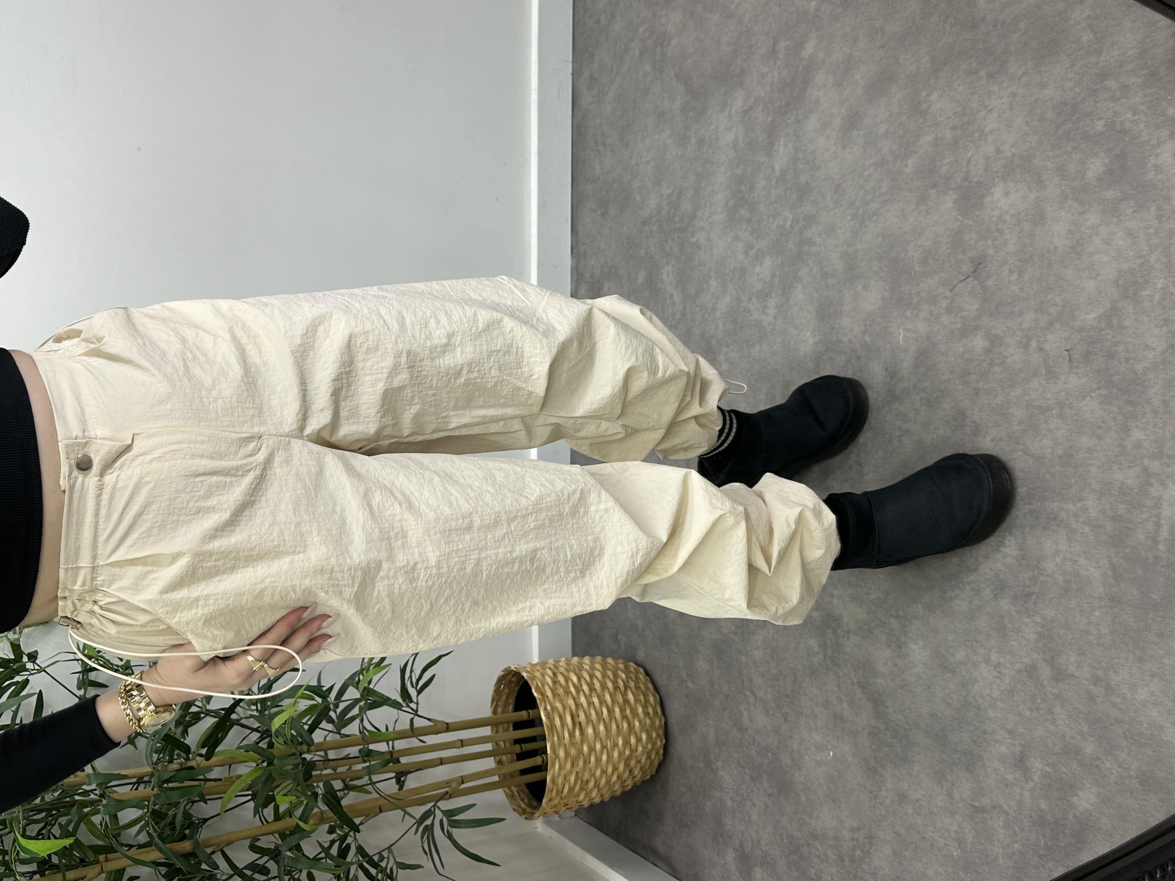 Lastikli Joger Paraşüt Pantolon