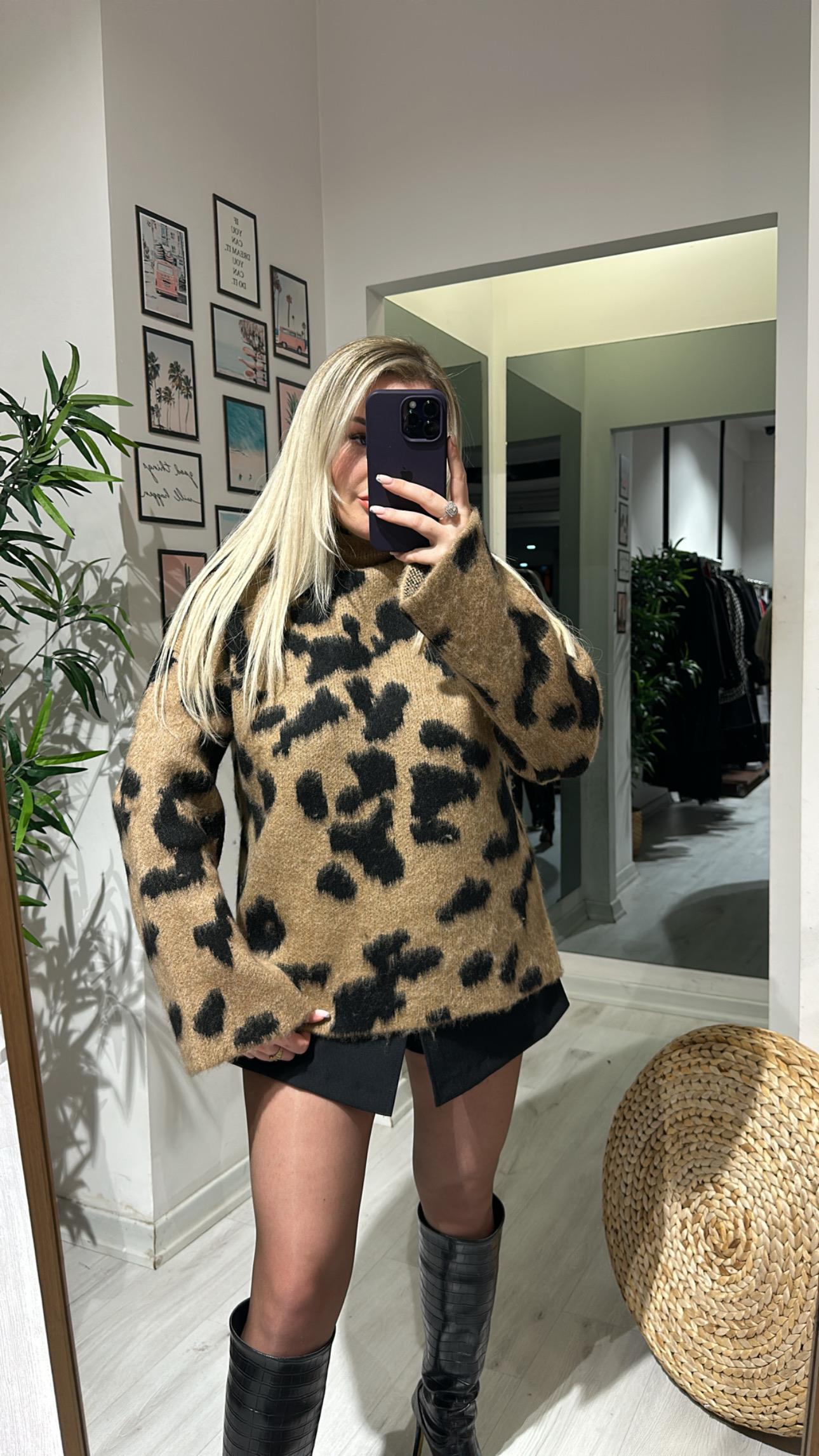 Leopar Desen Kazak
