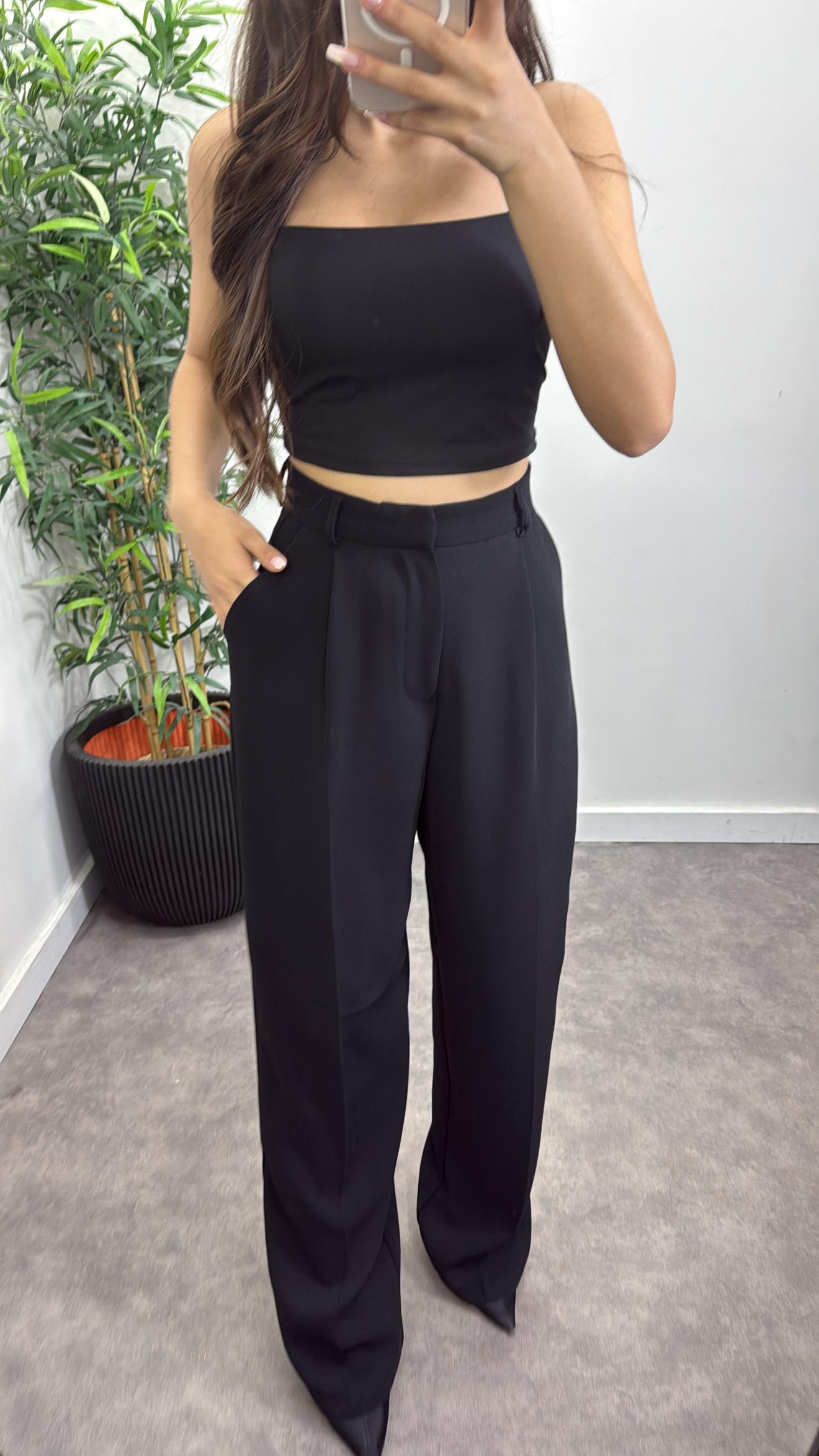 Palazzo Kumaş Pantolon