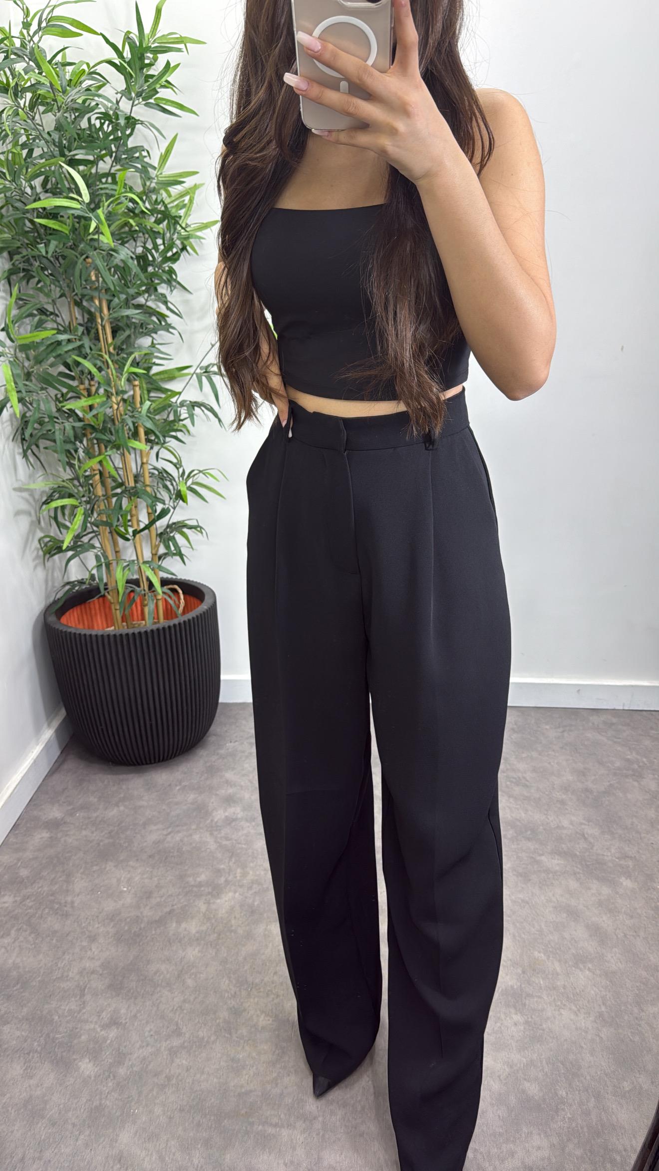 Palazzo Kumaş Pantolon