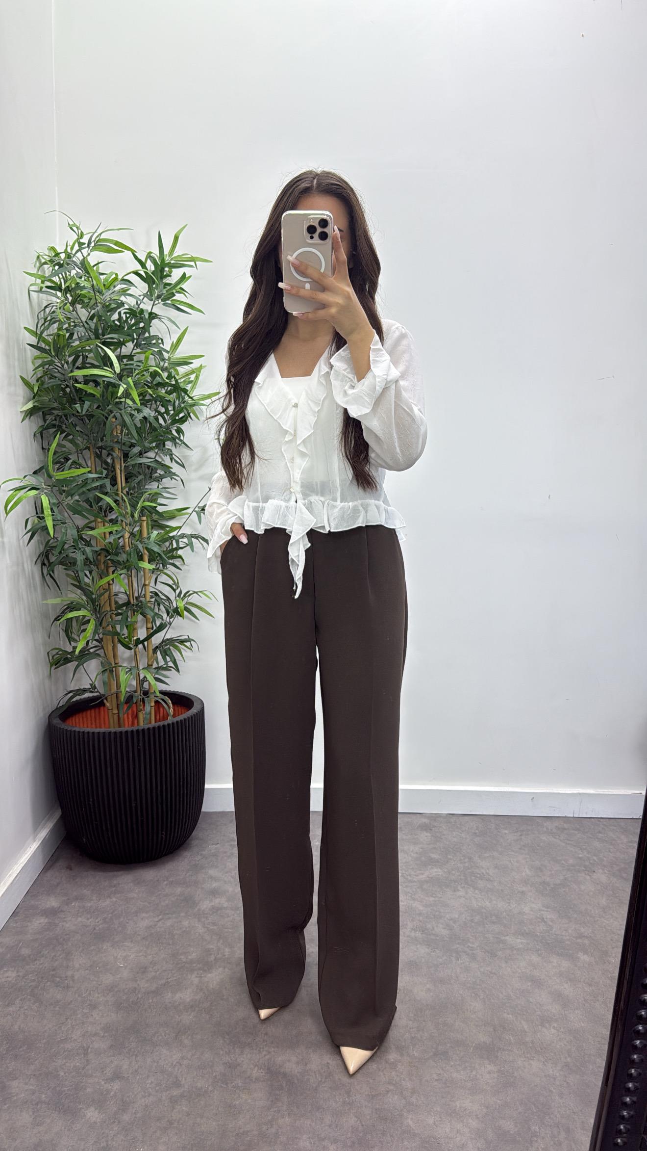 Palazzo Kumaş Pantolon